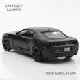 thumbnail image 4 of 1:36 Chevrolet Camaro High Simulation Alloy Model Car Metal Sedan Die Casting Collection Toy Car Boy Toy Children Gift Matte Black boxed, 4 of 5