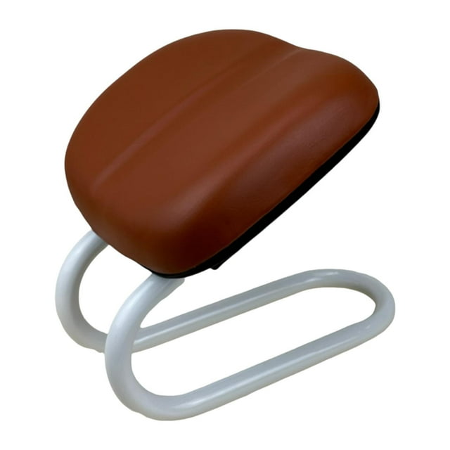 S SERENABLE Meditation Stool Adjustable Height Gift Prayer Bench for Praying Studio Brown