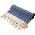 thumbnail image 7 of Smyrna Vintage Series Original Turkish Beach Towel  100% Cotton, Prewashed, 37 x 71 Inches  Turkish Bath Towel for SPA, Beach, Pool, Gym and Bathroom Azure, 7 of 7