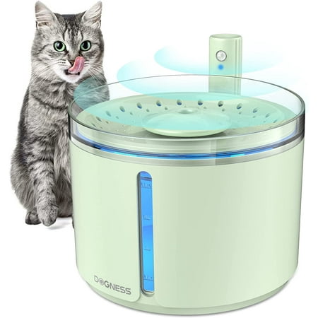 UPC: 0843775118941 | Dogness 74oz/2.2L Portable Smart Sensor Cat Water Fountain 2400mAh Rechargeable Battery Powered Pet Drinking Fountain Automatic Water Dispenser Bowl for Dogs Cats Birds