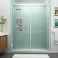 thumbnail image 5 of Aston SDR960EZ-SS-7236-10 72 x 72 x 0.38 in. Belmore GS Frameless Hinged Shower Door with Glass Shelves, Stainless Steel, 5 of 7