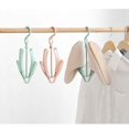 thumbnail image 3 of EeaseCA 4Pcs Shoes Drying Rack Moveable Shoes Hanger Practical Shoes Hanging Shelf Sky-Blue, 3 of 7