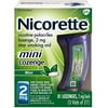 Nicorette Mini Nicotine Polacrilex Lozenge Stop Smoking Aid 2Mg Mint Flavor, 81Ct, 5-Pack