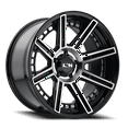 thumbnail image 4 of 20x9 Ion 149 Black/Machined Wheel 8x170 (-12mm), 4 of 4
