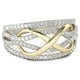 thumbnail image 5 of Anillo decorativo Jumpingount para mujer chapado en aleación tamaño 5 a 11, 5 of 6