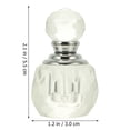 thumbnail image 2 of Faceted Perfume Bottles Refillable Crystal Bottle Perfume Transparent Container, 2 of 8