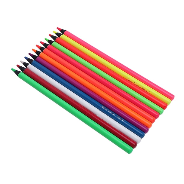 Lápices Para Libros De Colorear, Lápices De Colores, Mezcla Y Capas Sin Costuras, 12 Colores, Multifuncionales Para La Escuela