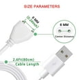 thumbnail image 4 of BICMICE Magnetic USB DC Charger Cable Replacement Charging Cord 6mm Copper Core, 4 of 6