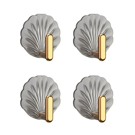 

4/8 PCS Acrylic Transparent Hook Strong Adhesive Kitchen Living Room Bathroom