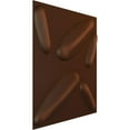 thumbnail image 2 of Ekena Millwork 19 5/8"W x 19 5/8"H Petal EnduraWall Decorative 3D Wall Panel, Universal Aged Metallic Rust (Covers 2.67 Sq. Ft.), 2 of 6