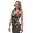 thumbnail image 3 of Floral  Tank Top , Tank Top with Floral Print , Tank Top with Flowers 15, 3 of 5