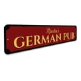thumbnail image 3 of German Pub Novelty Sign, Metal Wall Decor - 4x18 inches, 3 of 4
