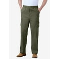 thumbnail image 4 of KingSize Men's Big & Tall Knockarounds Full-Elastic Waist Cargo Pants, 4 of 5