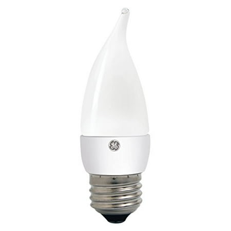 GE Lighting 36748 Dimmable LED 7-watt (45-watt Replacement), 500-Lumen Candle Light Bulb with Medium Base, Soft White, 1-Pack