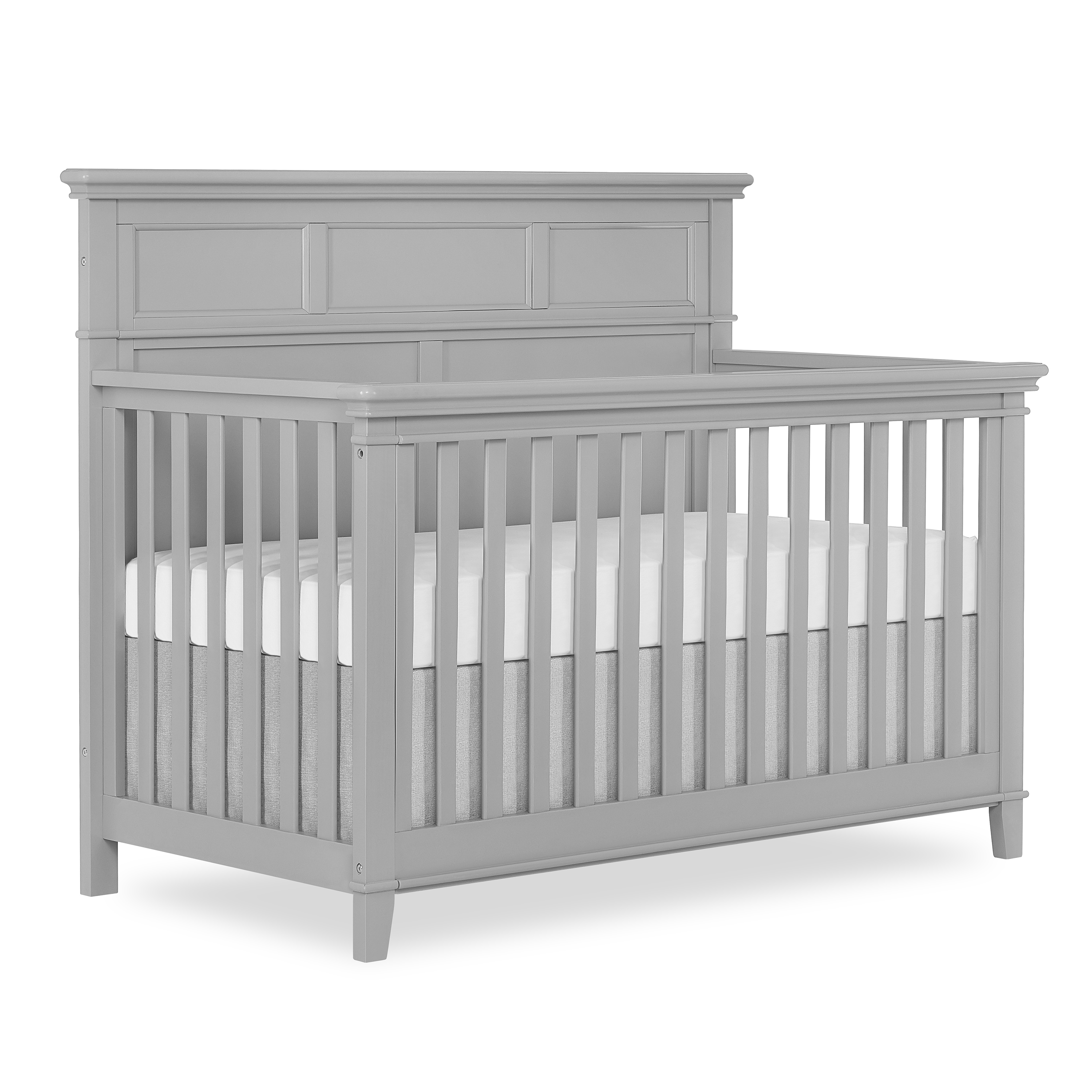 Slumber Baby Blue Ridge 4 in 1 Convertible Crib in Pebble Grey