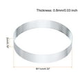 thumbnail image 2 of Uxcell Stainless Steel Cake Rings 4.3" Round Perforated Metal Circle Baking Dessert Mousse Cake Ring Non Stick, 2 of 6