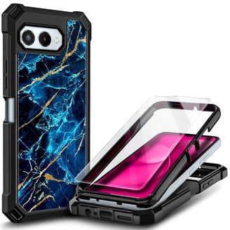 Shockproof Hybrid Phone Case For T-Mobile Revvl 8 - Tough Lined Design, 360 Protection, Supports Wireless Charging