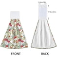 thumbnail image 4 of SKYSONIC 2 PCS Hanging Hand Towels Bunny Mushrooms Hand Dry Towels for Kitchen & Bathroom,Hanging Towel Set with Hanging Loop, 12"x17", 4 of 6