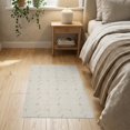 thumbnail image 3 of ODIKA 2'x3' Beige and Taupe Geometric Washable Doormat Modern Abstract Pattern with Subtle Elegance for Entryway, Kitchen, Laundry Room, Non-Slip, Low Pile, 3 of 7