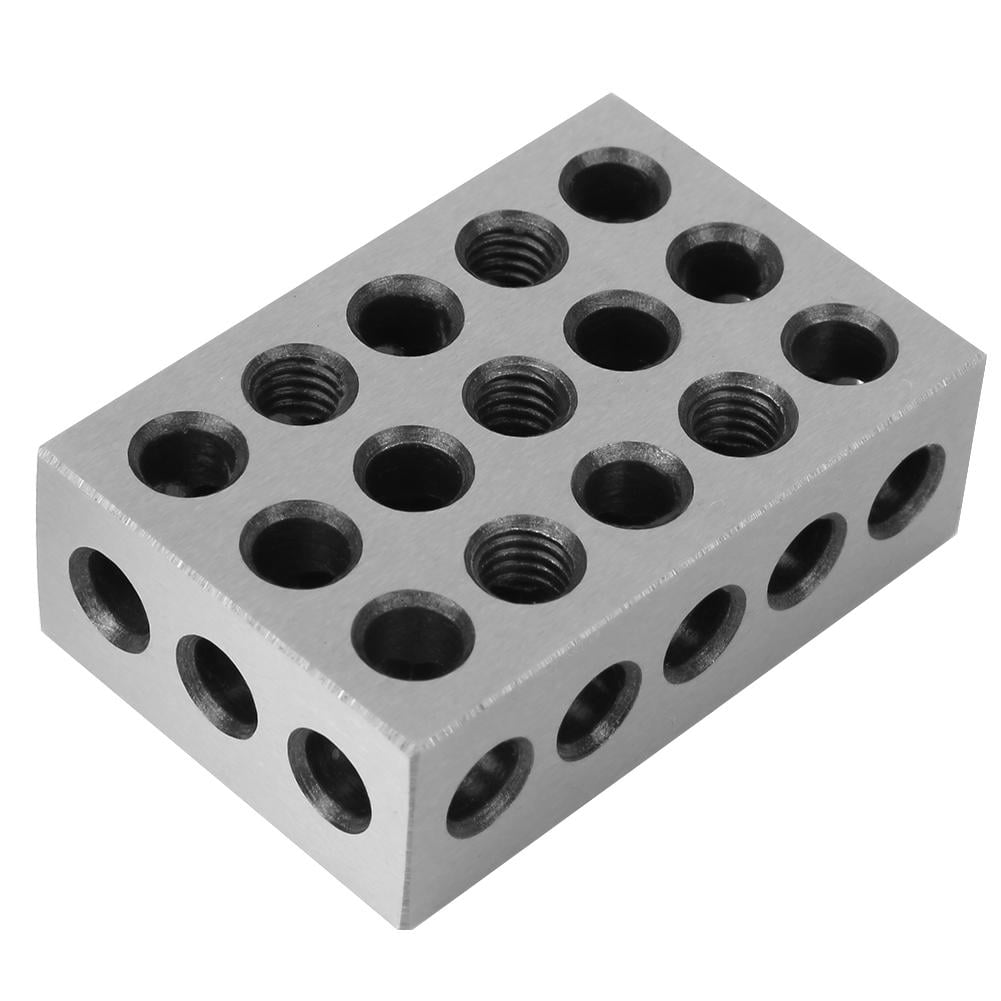 Tebru 1 2 3 Blocks Gauge Steel Engineers Blocks 0.0001 High Accuracy 23 Holes Milling Tool Tebru 1 2 3 Blocks Gauge Steel Engineers Blocks 0.0001 High Accuracy 23 Holes Milling Tool