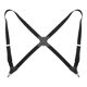 thumbnail image 1 of Tirantes para hombre y mujer, con forma de X, para eventos formales, coros y graduaciones. Negro, 1 of 9