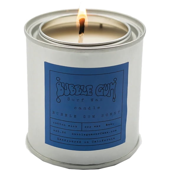 Bubble Gum 8oz Mini Paint Can Candle Bubble Gum