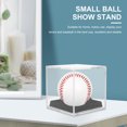 thumbnail image 3 of Miangastore Baseball Displaying Box Transparent Acrylic 1 Set 3.14x3.14x3.14in, 3 of 9