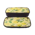 thumbnail image 5 of Lsque Lemon Printed Big Capacity PU Leather Pencil Case Large Pencil Pouch Stationery Pen Bag Pencil Holder for Teen, 5 of 6