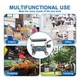 thumbnail image 3 of Collapsible Wagon Cart With Wheels, Foldable Utility Heavy Duty Wagons Carts With Removable Canopy, 150 Lbs Large Capacity For Grocery Sports Garden Shopping, 3 of 8