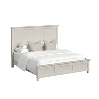 hartland antique tobacco king opt panel king size bed Liberty Furniture Heartland King Panel Bed - Antique White