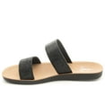 thumbnail image 4 of Corkys Womens Jubilee Slip On Sparkle Top Strap Sandal (8, Black), 4 of 5