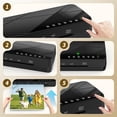 thumbnail image 4 of Láminas laminadoras Laminator Crenova, 13 pulgadas, 6 en 1, 50, color negro, 4 of 8
