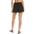 thumbnail image 3 of Onia womens  Air Elastic Drawstring Linen-Blend Short, s, Black, 3 of 4
