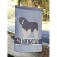 thumbnail image 2 of Carolines Treasures BB5536CHF Polish Lowland Sheepdog Dog Welcome Flag Canvas House Size  Large multicolor, 2 of 4