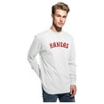 thumbnail image 4 of Daxton Retro Kansas Arch Font Long Sleeves T Shirt Soft Medium Weight Cotton, 2Pk Red White White Red, 2XL, 4 of 5