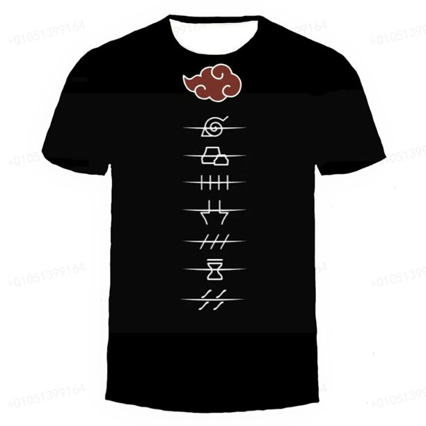 Camiseta de Anime Naruto para niños, camiseta de manga corta a la moda para niños, ropa para niños, ropa bonita para niños, camiseta genial Top140 heqiyong CONDUJO