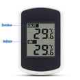 thumbnail image 2 of Wireless Digital Thermometer, Mini Room Temperature Sensor, Small Accurate Weather Tester for Home, Rooms and Offices, White, 2 of 5