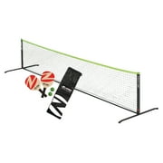 Zume Games Portable Instant Play Portable Pickleball Set Includes Paddles, Balls, and Net