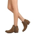 thumbnail image 6 of New Women Dolce Vita Sutton Suede Dual Zipper Stacked Heel Ankle Bootie, 6 of 6