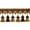 brown, variant on Tassel Fringe Trim Beaded Tassel Fringing Trimmings Ball Fringe Lampshades Trim Curtain Trim Sewing Fringe Trim 3 yards
