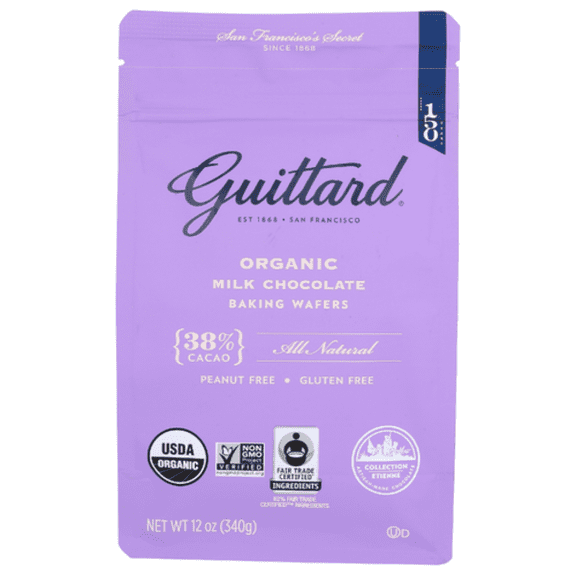 Guittard Organic 38% Cacao Milk Chocolate Baking Wafers