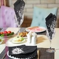 thumbnail image 5 of 160 Pack Disco Party Cocktail Napkins Stylish Disposable 70s 80s 90s Party Supplies Disco Cocktail Napkins for Engagement Birthday Graduation Baby Shower Supplies(Black), 5 of 7