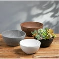thumbnail image 5 of Root & Vessel Napa Bowl Planter, Gray, 10", 5 of 6