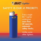 BIC, Mini Pocket Lighter, 3pk Assorted Colors, Child-Resistant Safety ...