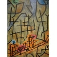 thumbnail image 2 of Klee, Paul 11x14 Gold Ornate Wood Framed with Double Matting Museum Art Print Titled - Conquest of the Mountain, 1939, 2 of 4