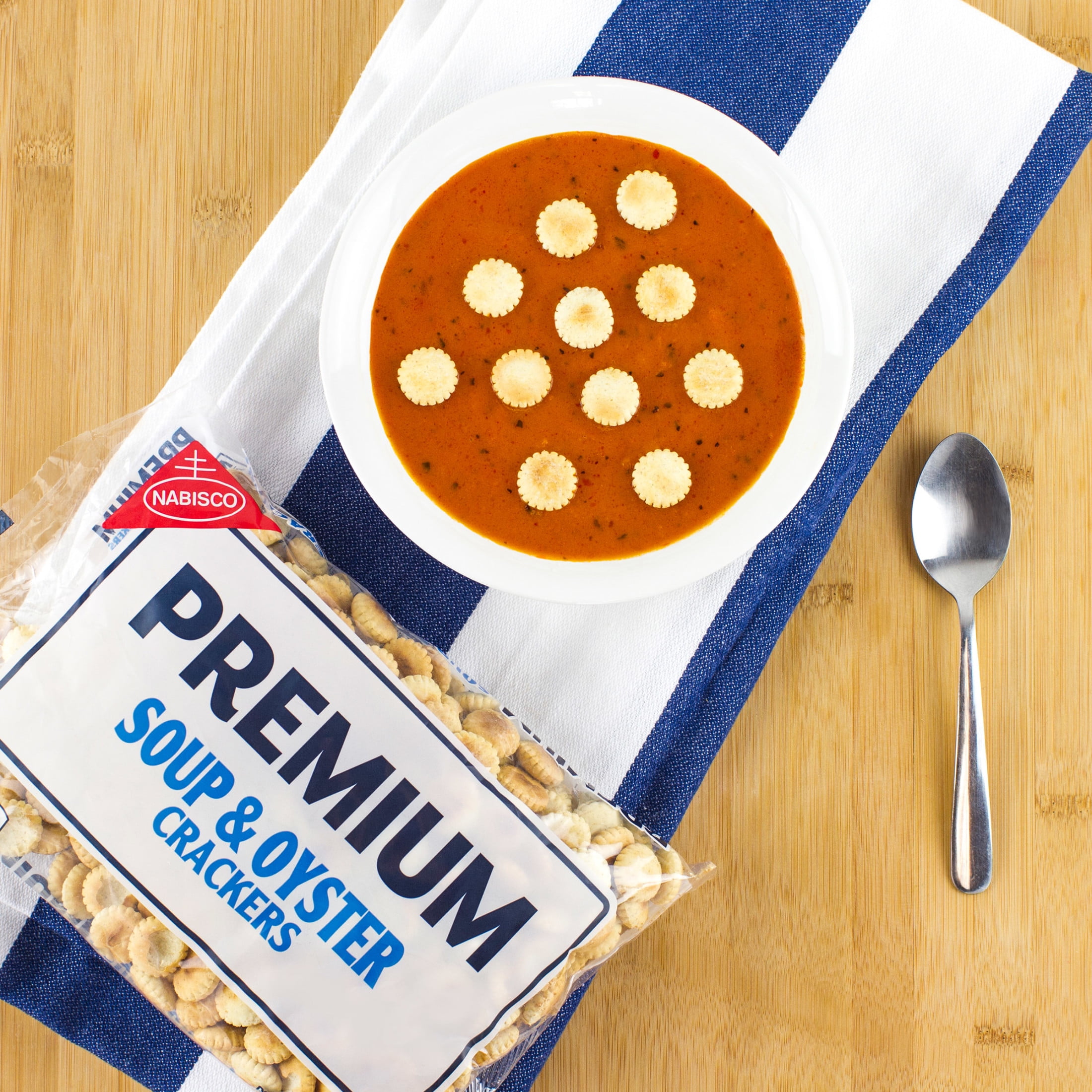 Premium Original Soup & Oyster Crackers, Lunch Snacks, 9 oz