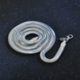 thumbnail image 4 of EOEMY 925 Sterling Solid Silver 6mm Flat Snake Chain Men & Women Necklace 16-30" Us-20Inches, 4 of 9