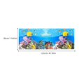 thumbnail image 3 of Aquarium Background Sticker 3d Double-sided Adhesive Wallpaper Fish Tank Decorative Pictures Underwater Backdrop Decor, 3 of 4