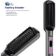 thumbnail image 2 of Cepillo Alisador Bluelander para Cabello, 4 Ajustes de Temperatura 160-220 °C, Cepillo Termico Con Clips y Liga, Gris/Rosa, 2 of 5