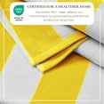thumbnail image 2 of 100% Cotton Cabana Striped Beach & Pool Towels (4 Pack - 30" x 60", Yellow), 2 of 6